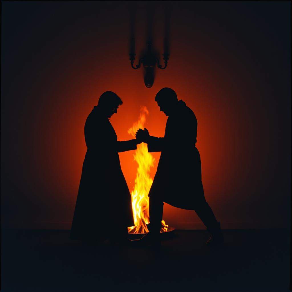 Two Shadows, One Flame