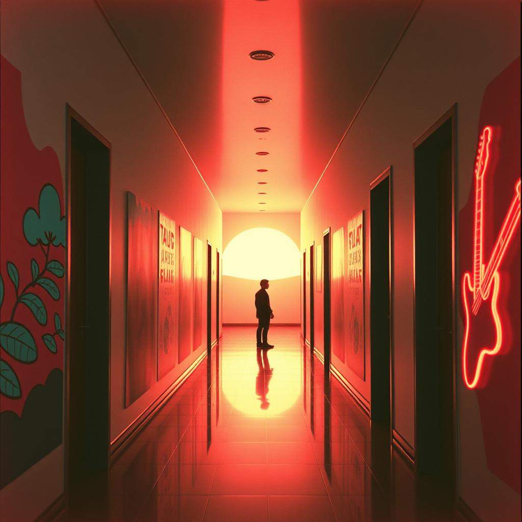 The paintings on these walls