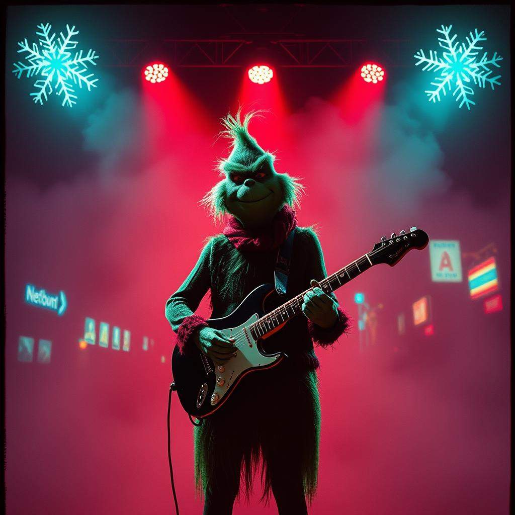 Joy the female  rocking  Grinch