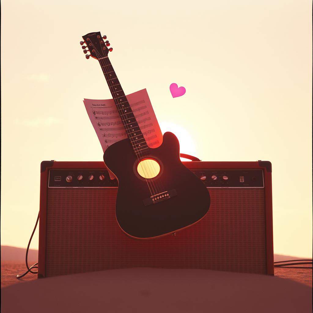 Coração em acordes