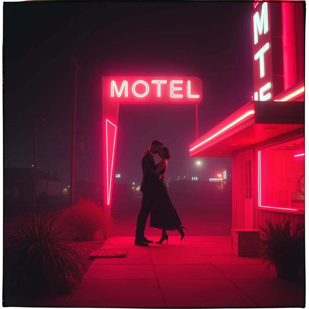 Naked in neon lights