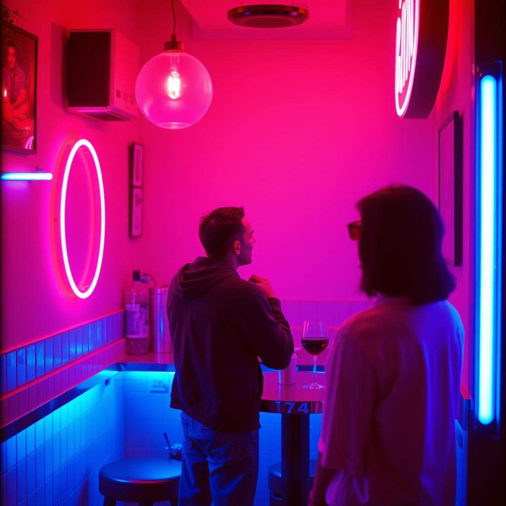 Kiss her in front of you