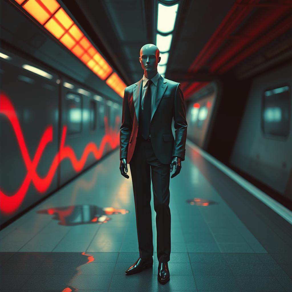 Ruhig bleiben und lächeln