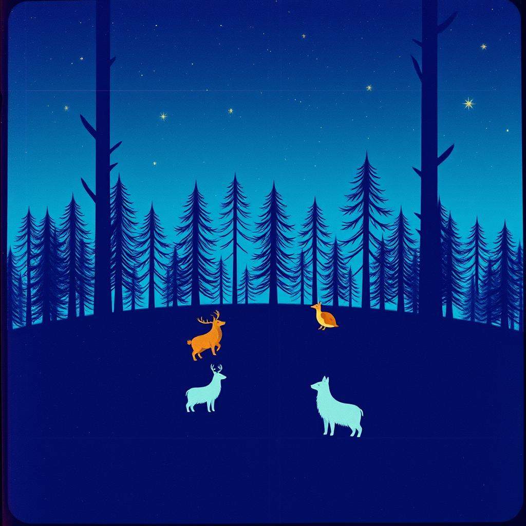 Animals under the stars