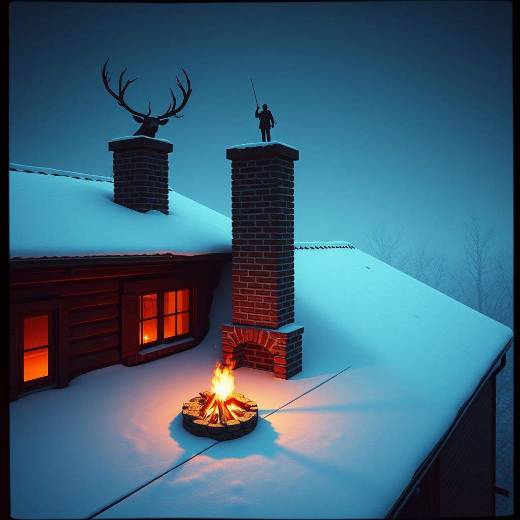 Reindeer on the Roof