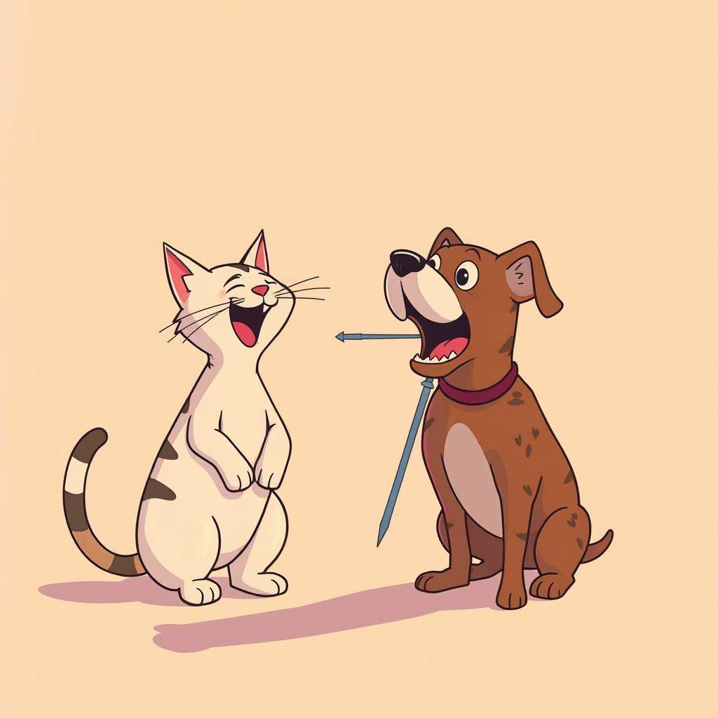 He is ready to Fight.