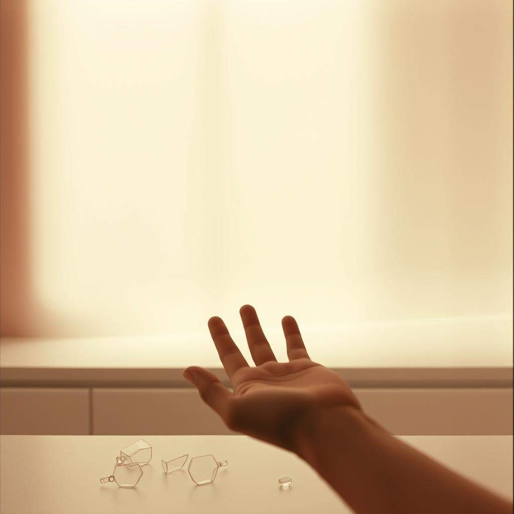 I am standing here; my hands stay open