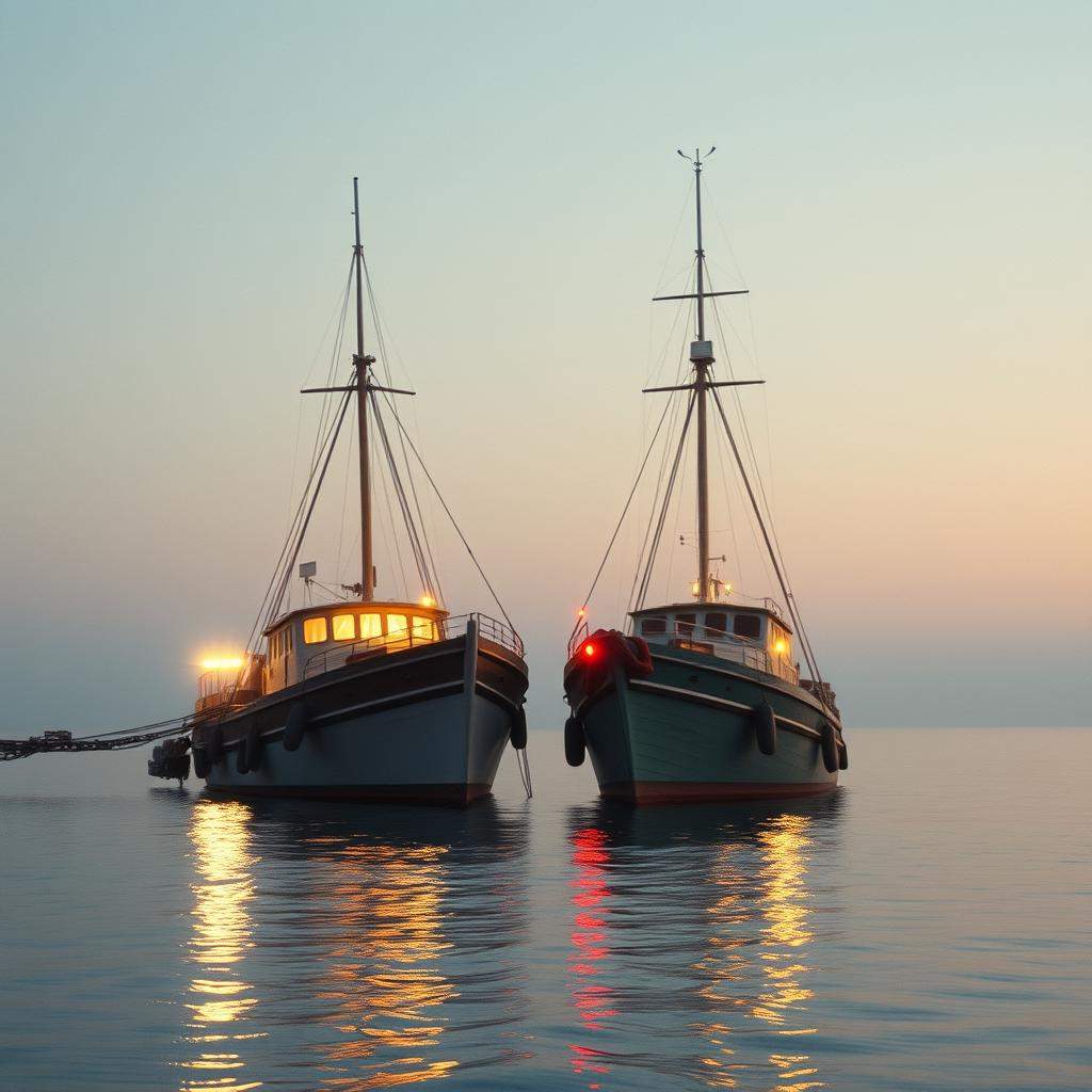 In het zicht van de haven