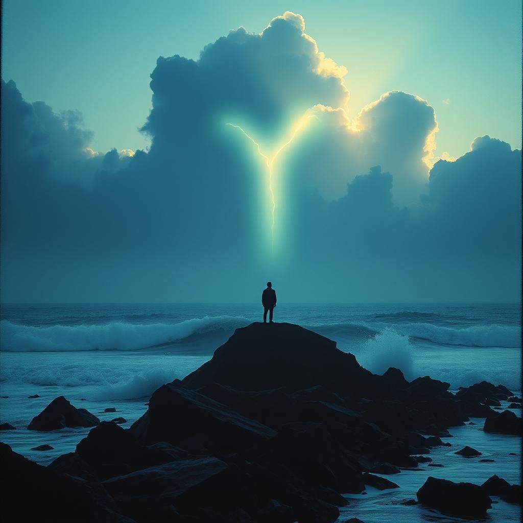 where the light breaks through