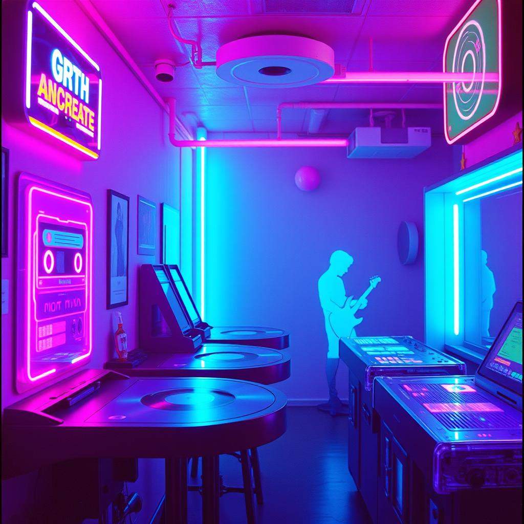 "Neon Time Travelers"