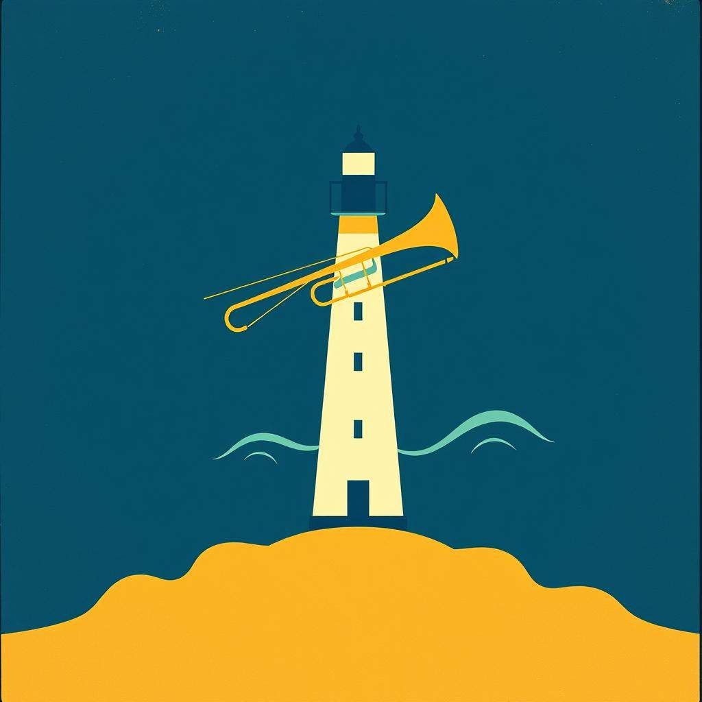 Harbor light fanfare for trombone