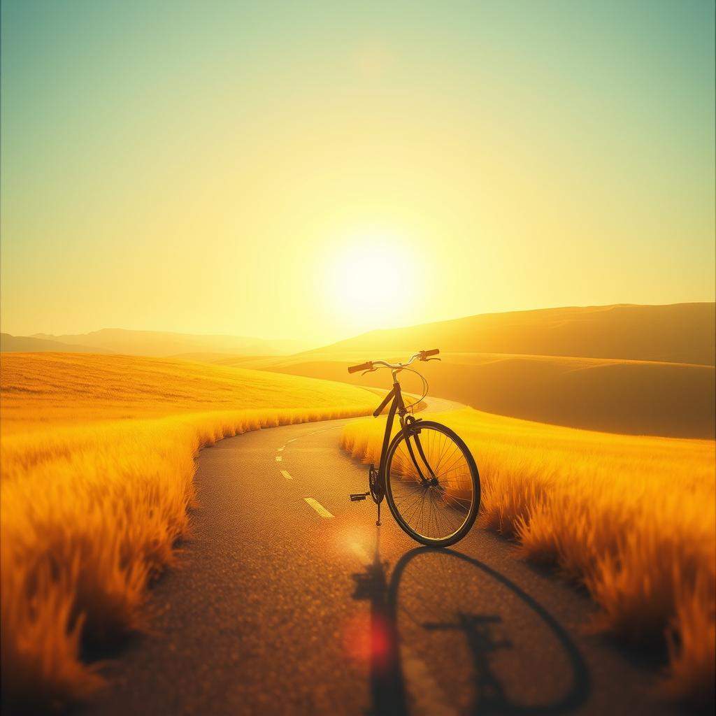 Fernwege im Sonnenlicht