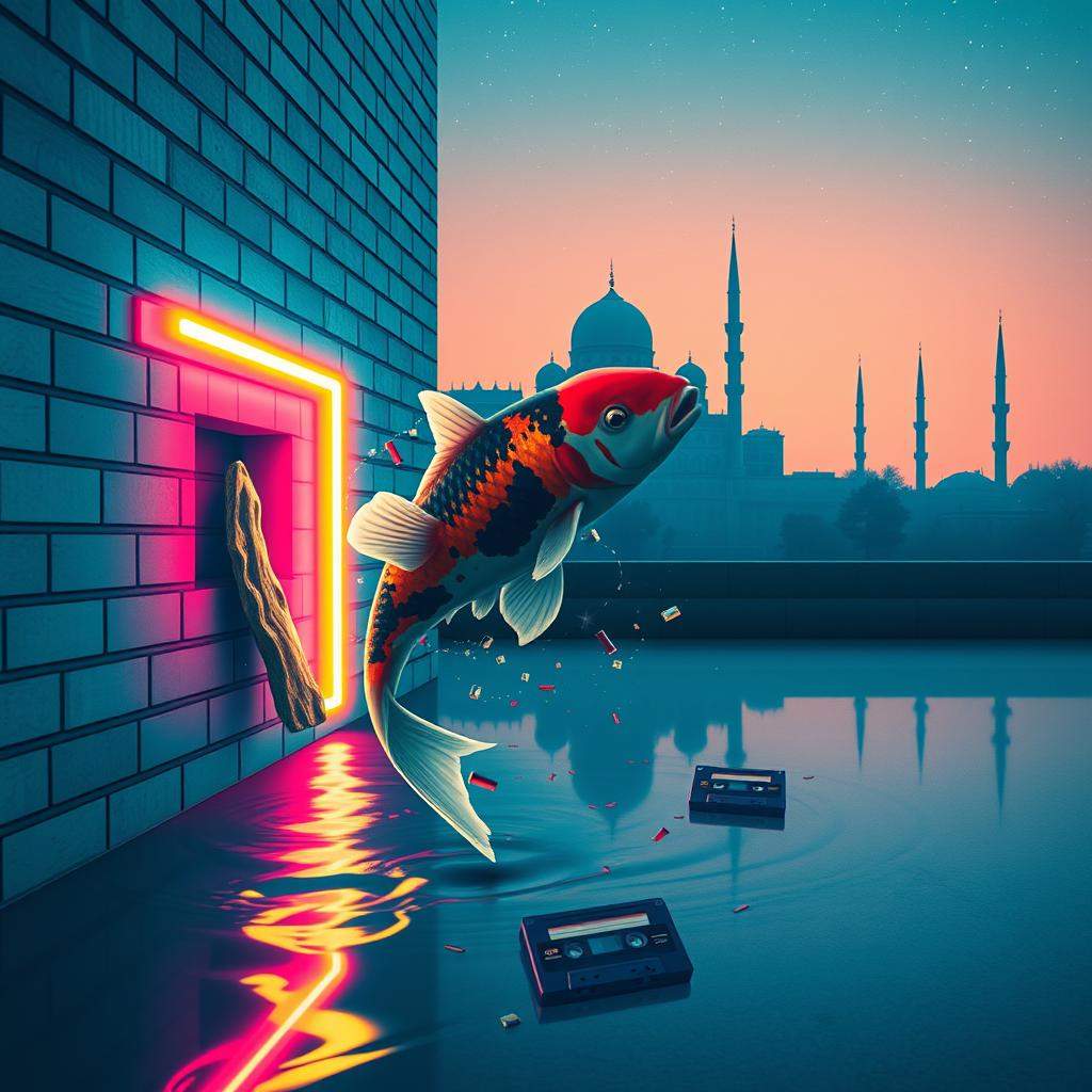 When a fish hits a wall