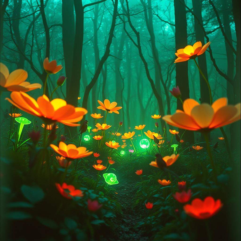 Forest Of Glowing Things