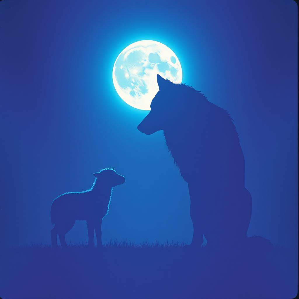 Wolf and lamb