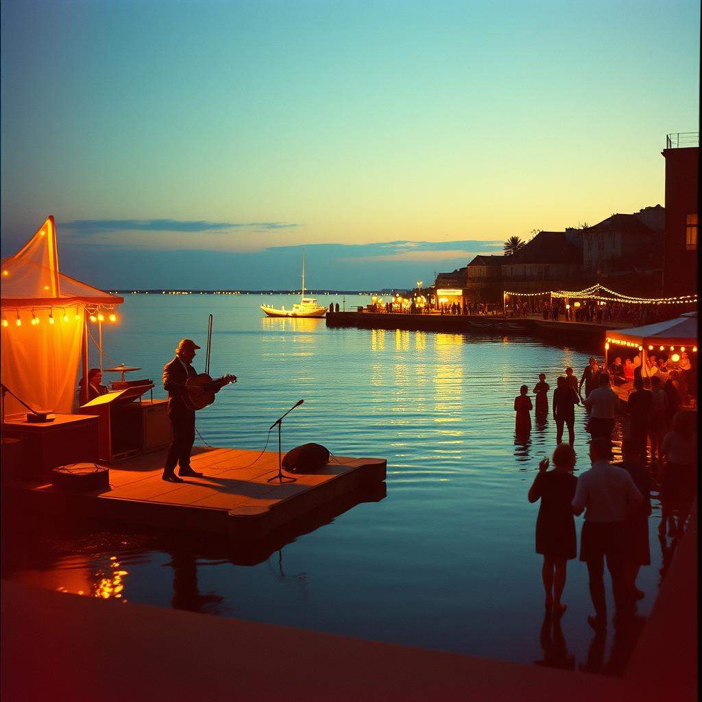 Veillée sur le quai