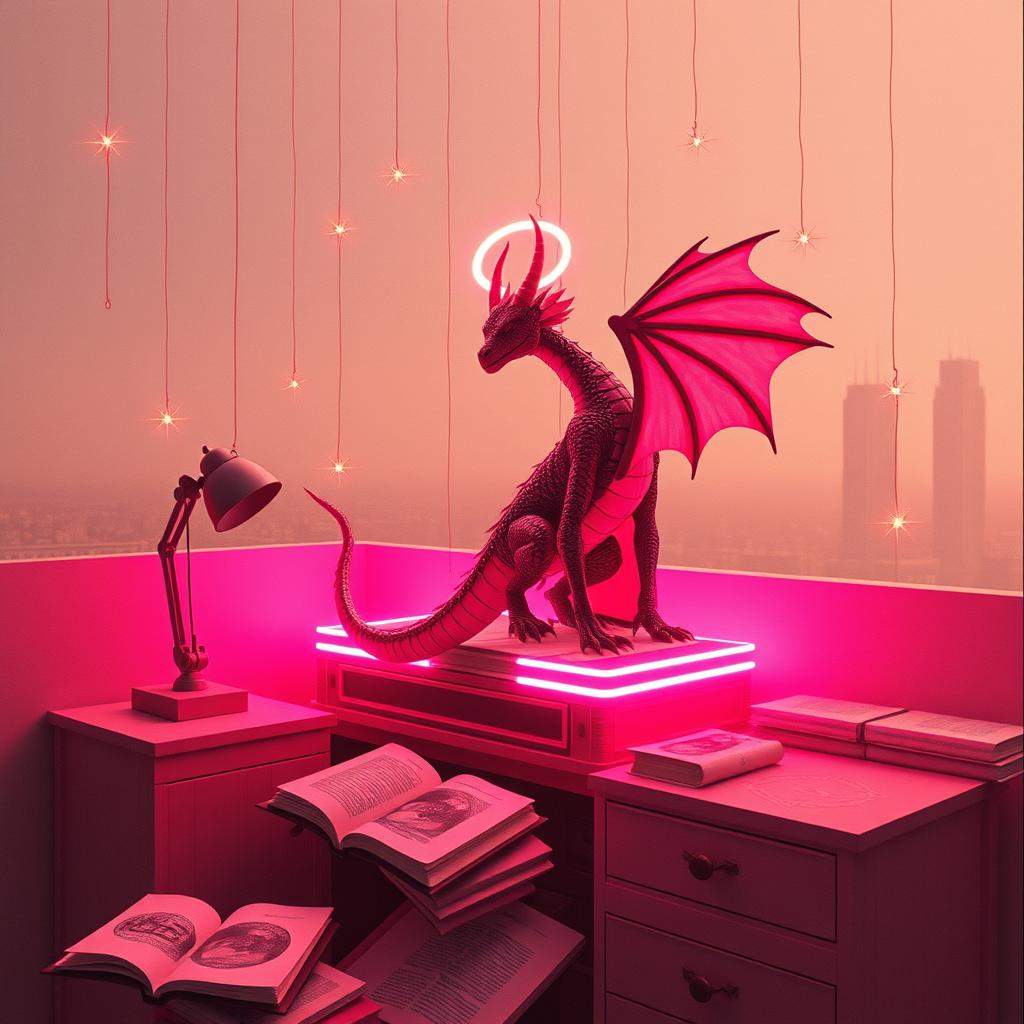 Dragon Queen On The Desk