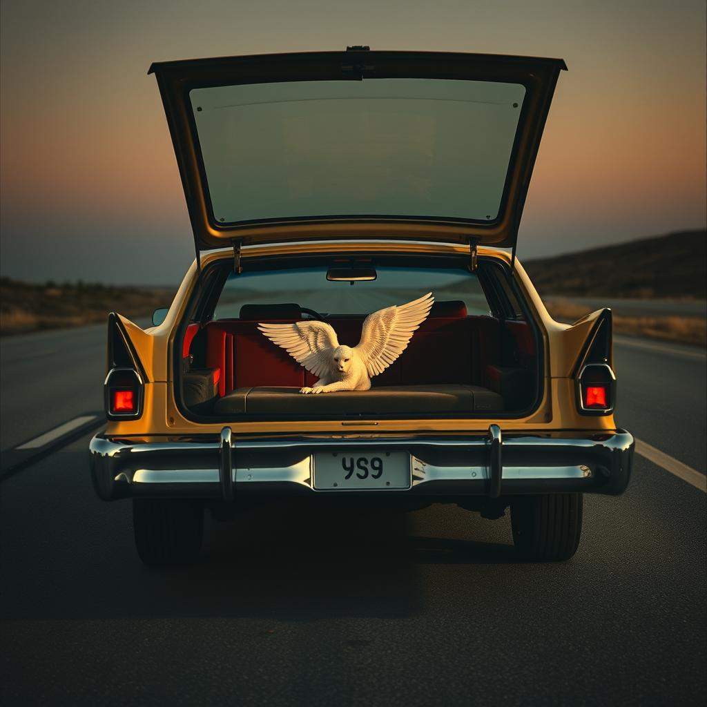 Angel Wings in the Backseat