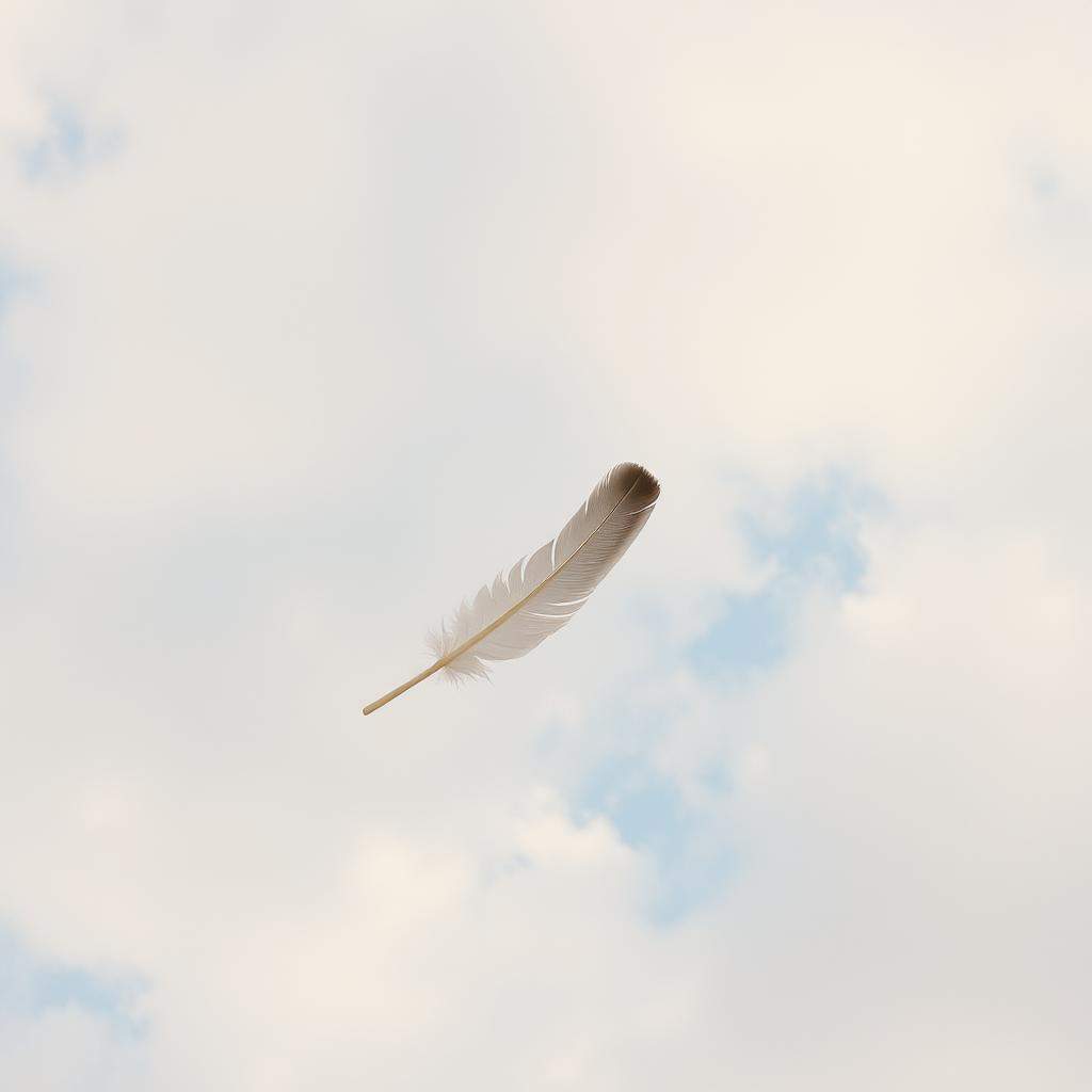 Comme une plume dans le vent