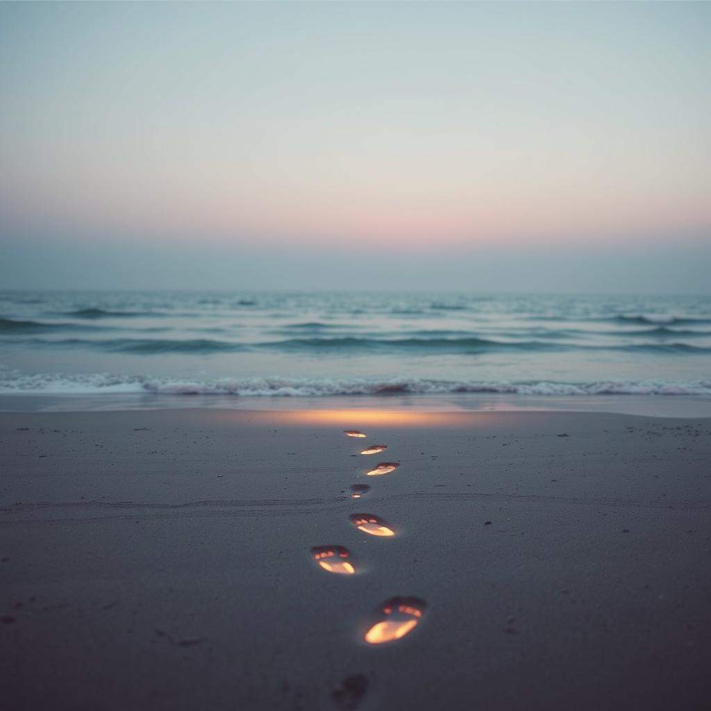 Huellas en la arena