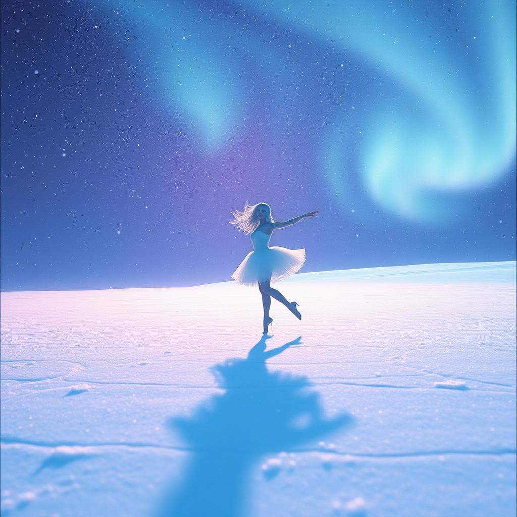 Балерина во снегу