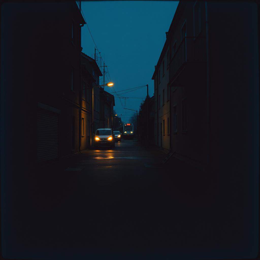 Dunkle Straßen von Altenessen