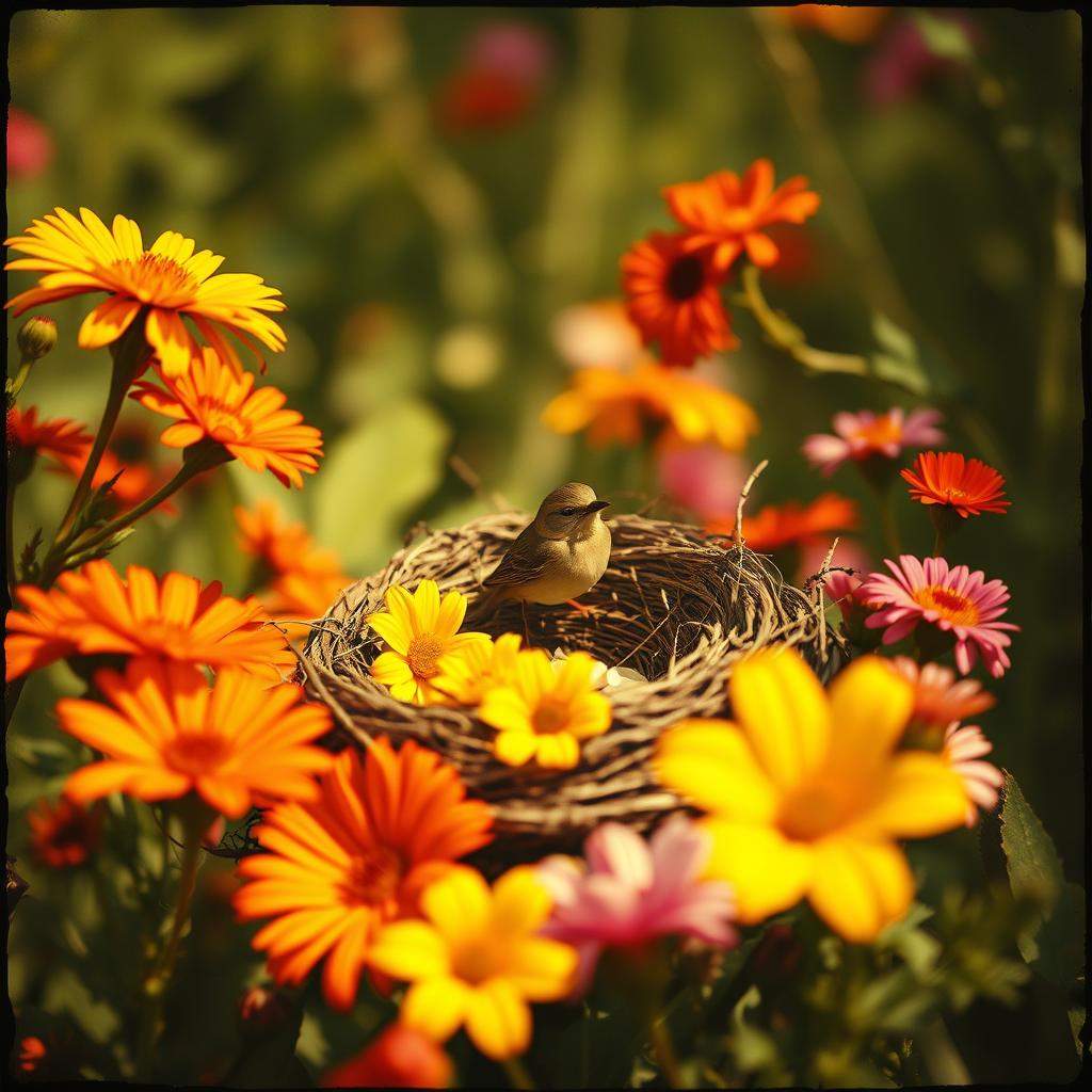 El pájaro en su nido