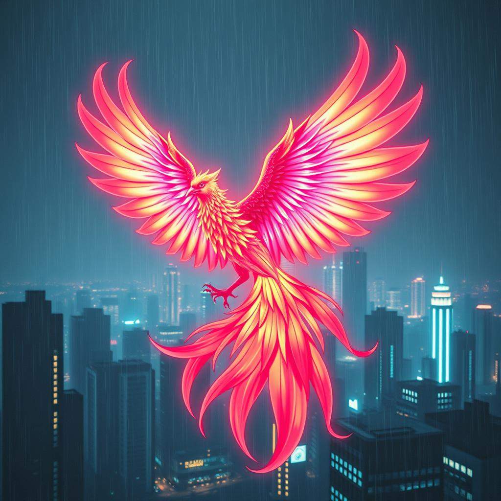Phoenix in the Rain