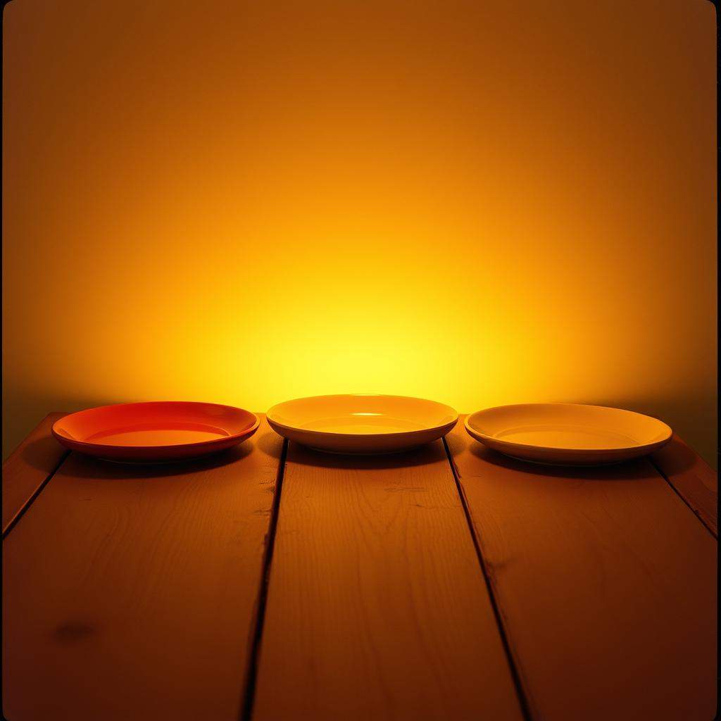 Five Plates at the Table