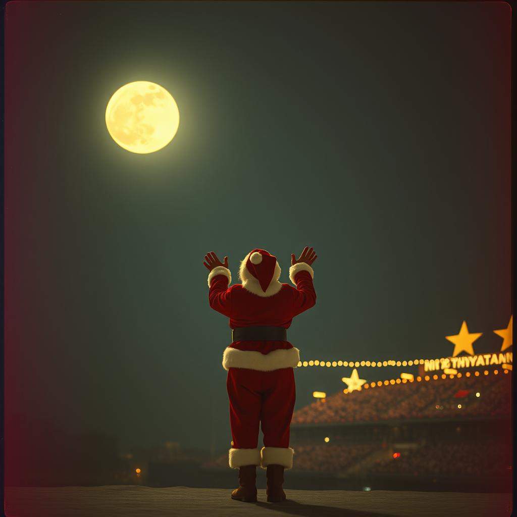 ซานต้าในชุดสีแดง