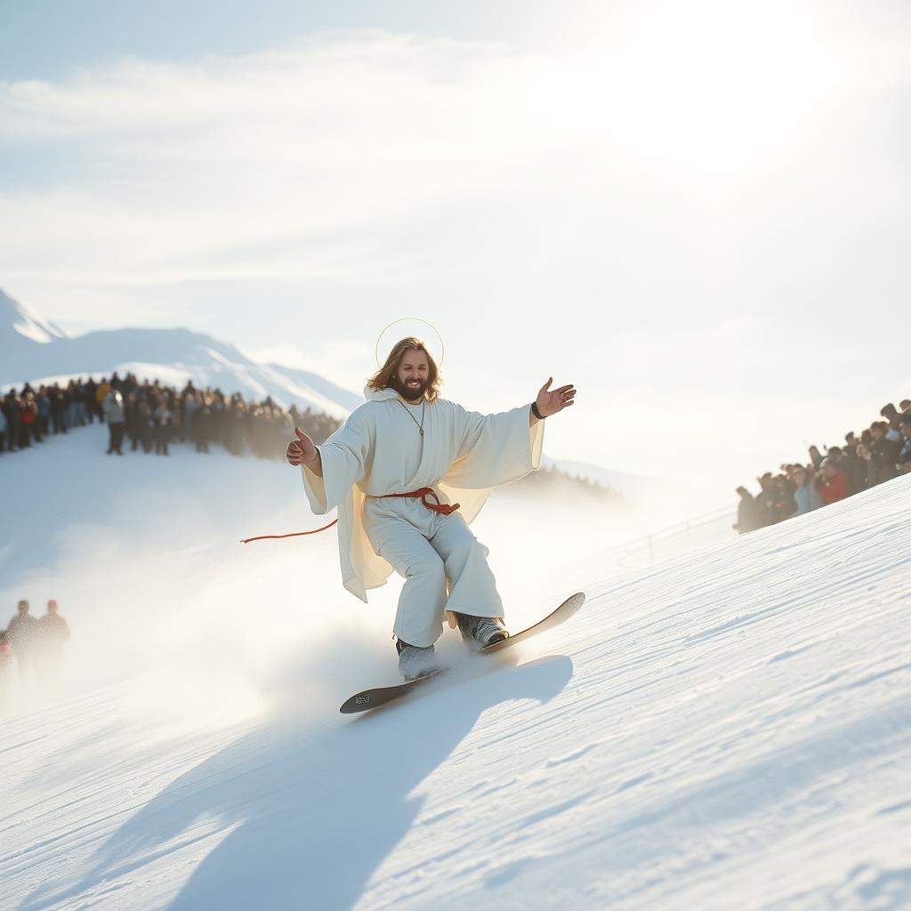 Snowboard Jesus