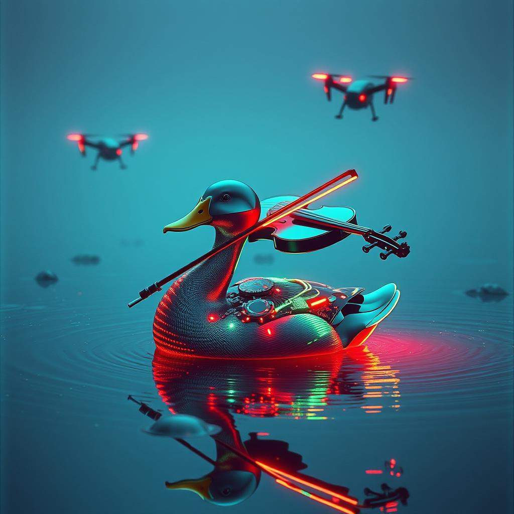 Cyborg Duck's Techno Quack