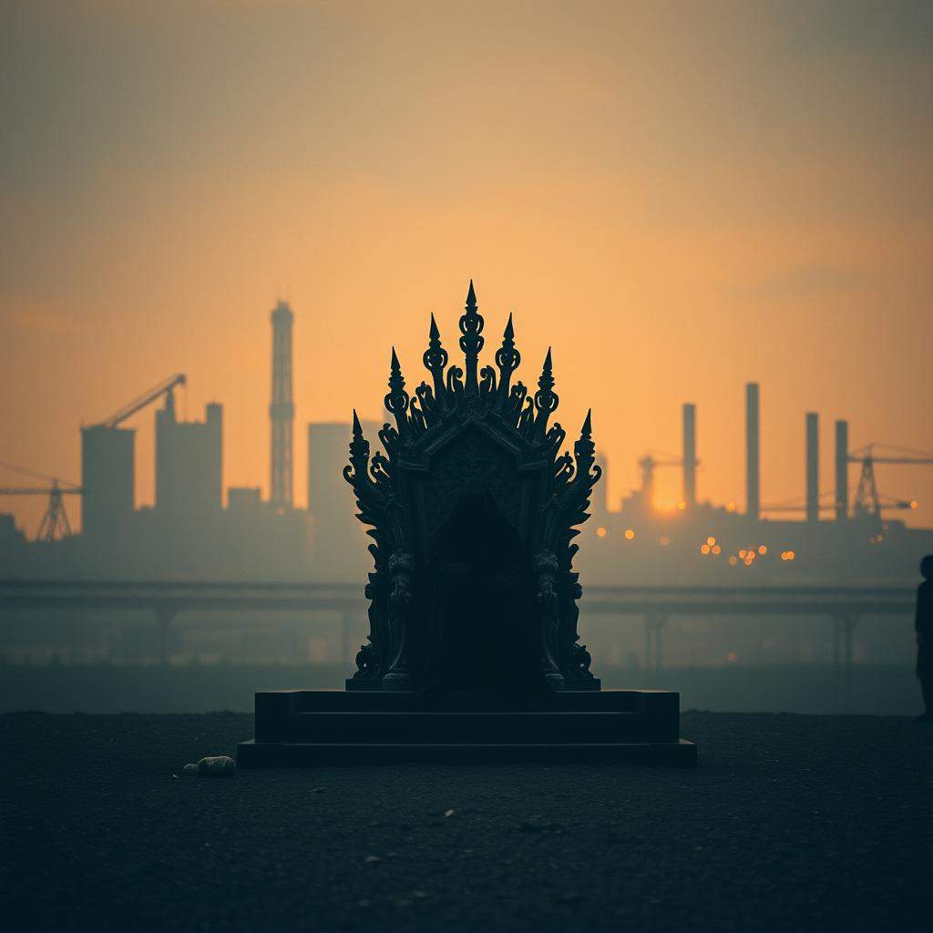 King auf der Straße (Metall)