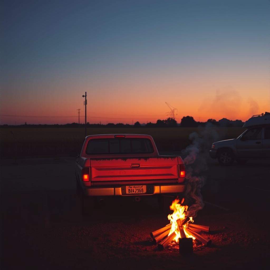 Parking Lot Till Morning Light