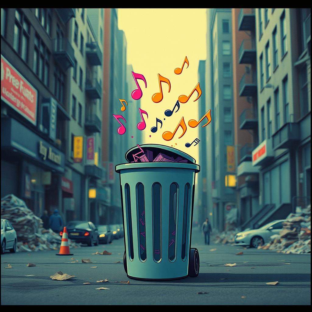 Throwing  trash at you