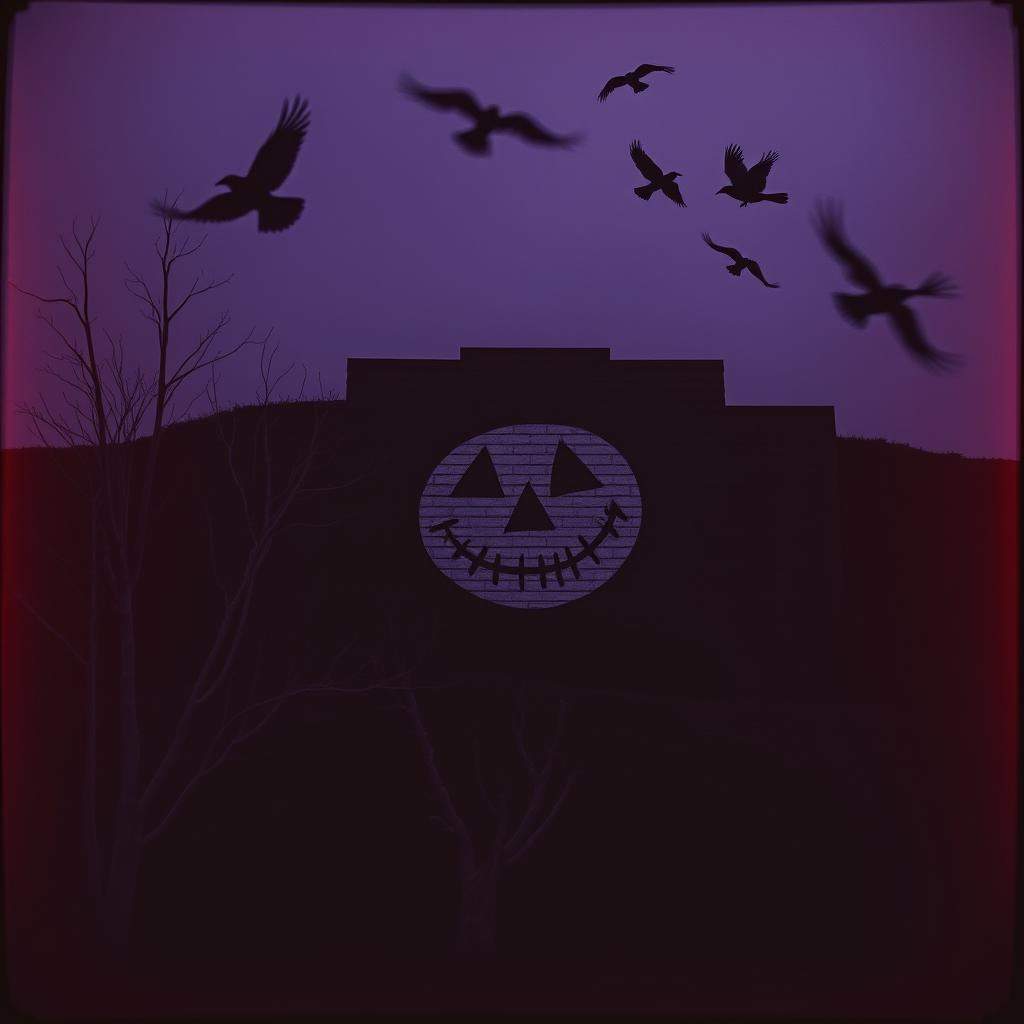 Scary face with a pretty smile