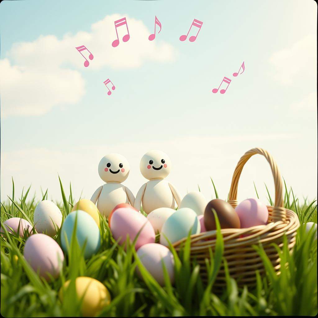 Freddi Olli Lilli m Osterland mit den Kindern