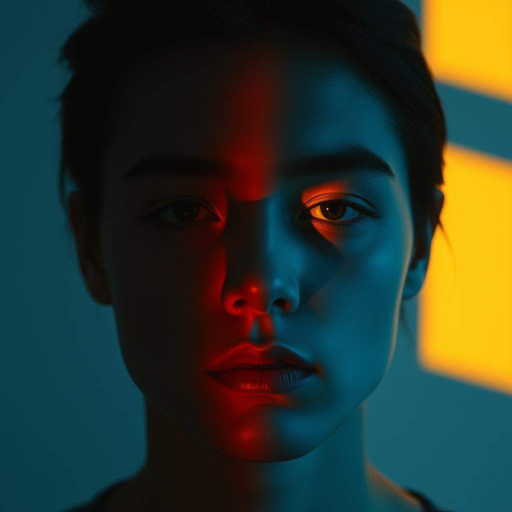 Die mit diesen zwei Gesichter..