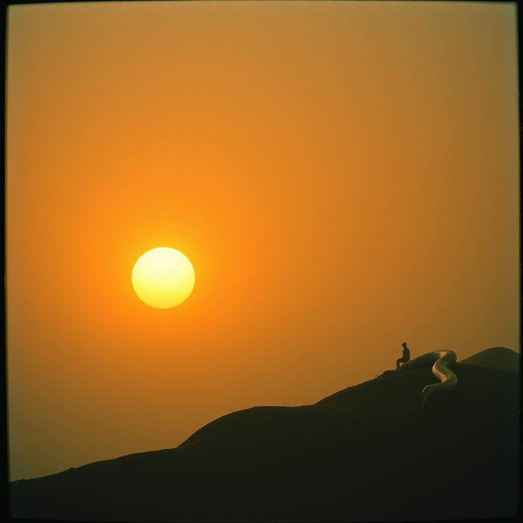 Serpent in the garden