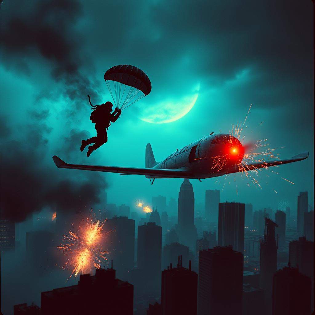 Paratrooper Terjun Malam