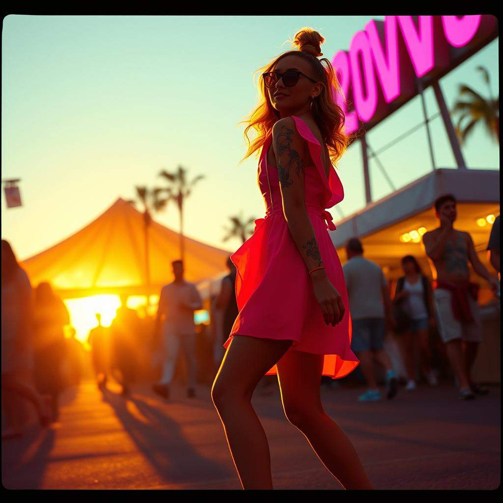 Sundress and tattoos