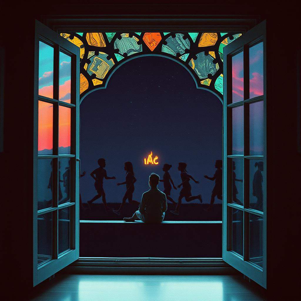 Trapped in the vitreous humor