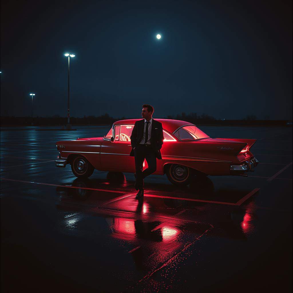 Moonlight Parking Lot