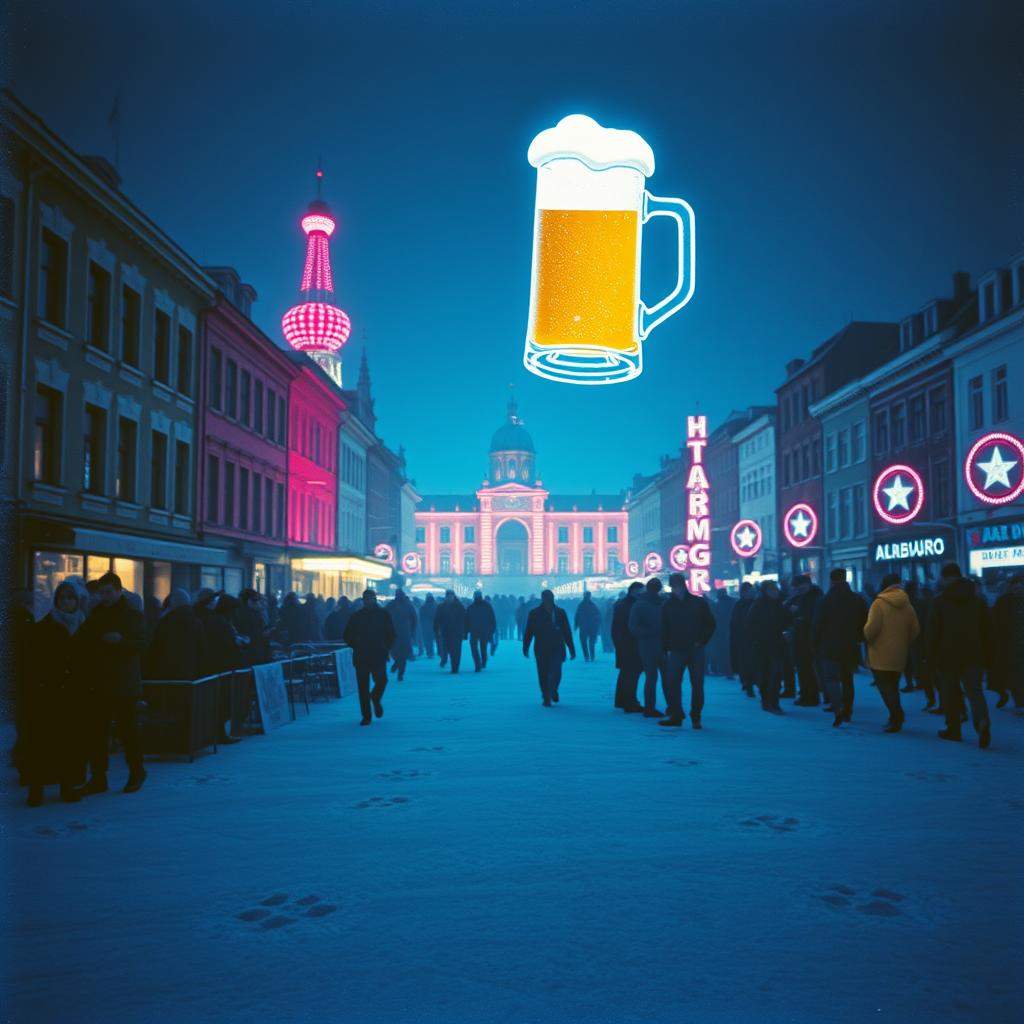 Glühwein auf Glatteis