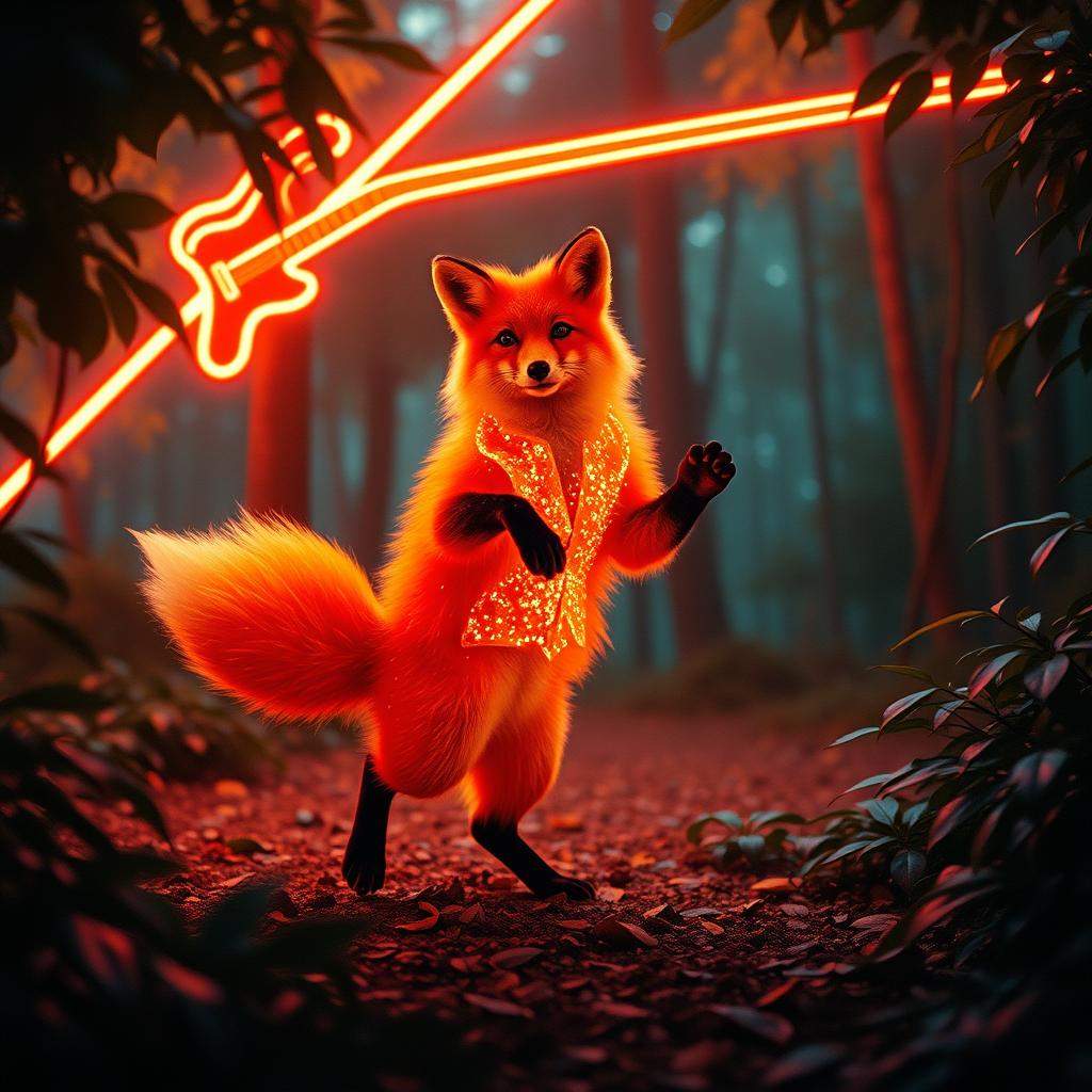 Foxes in the Disco Forest