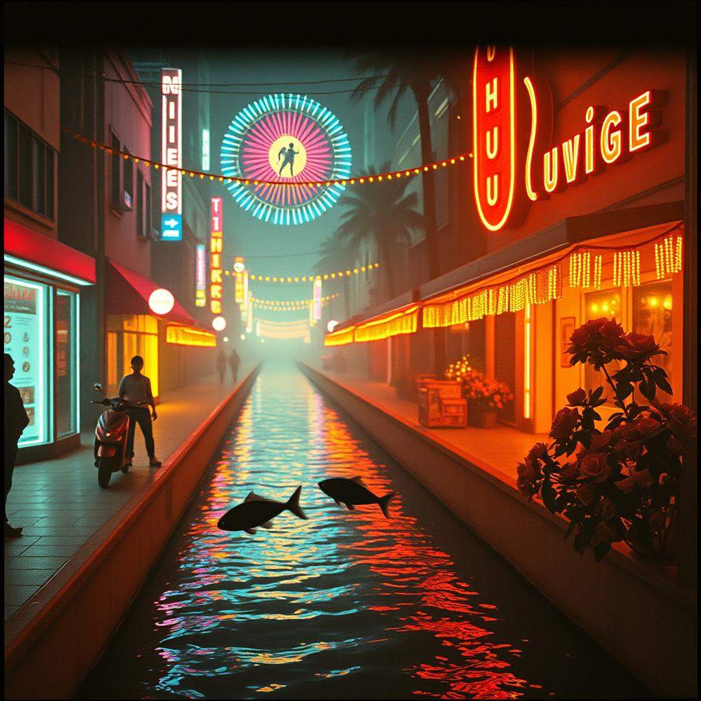 Los peces en el río redone