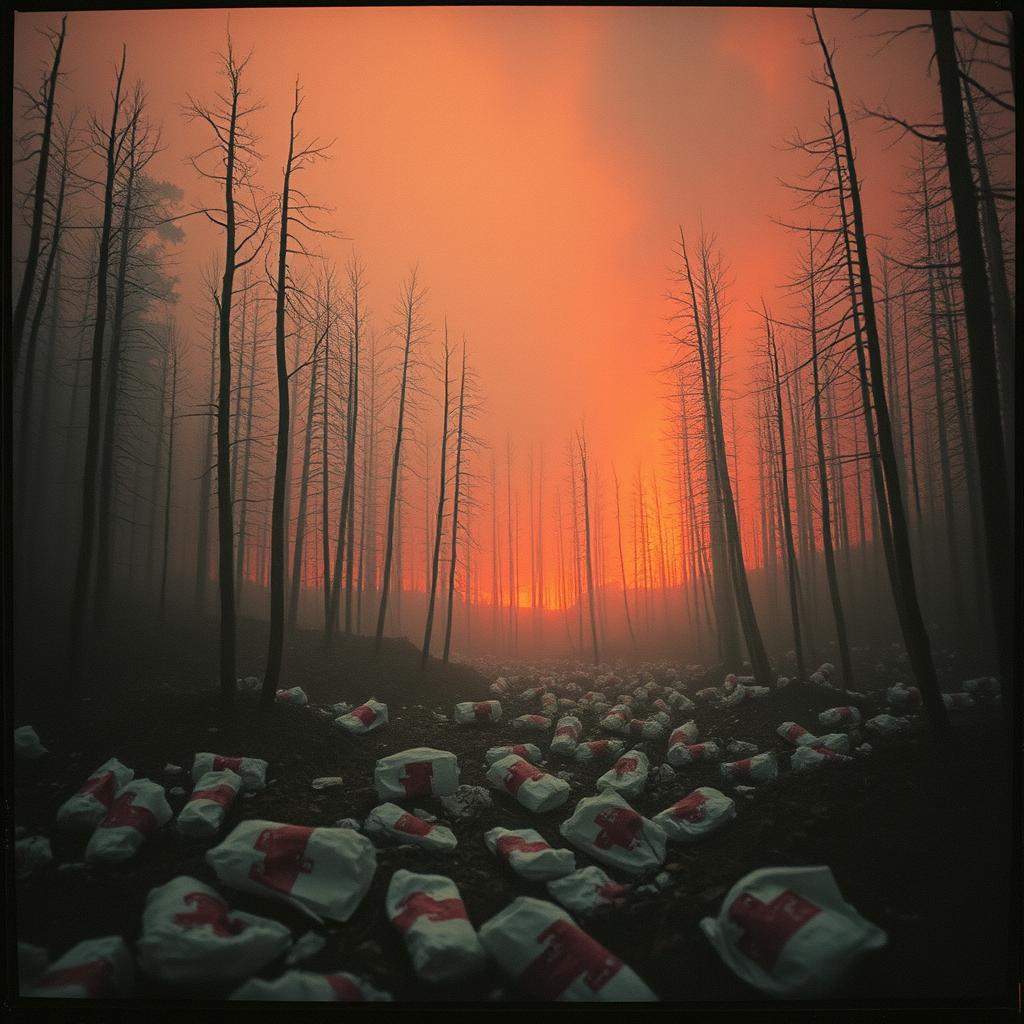 Ersticke an der Asche