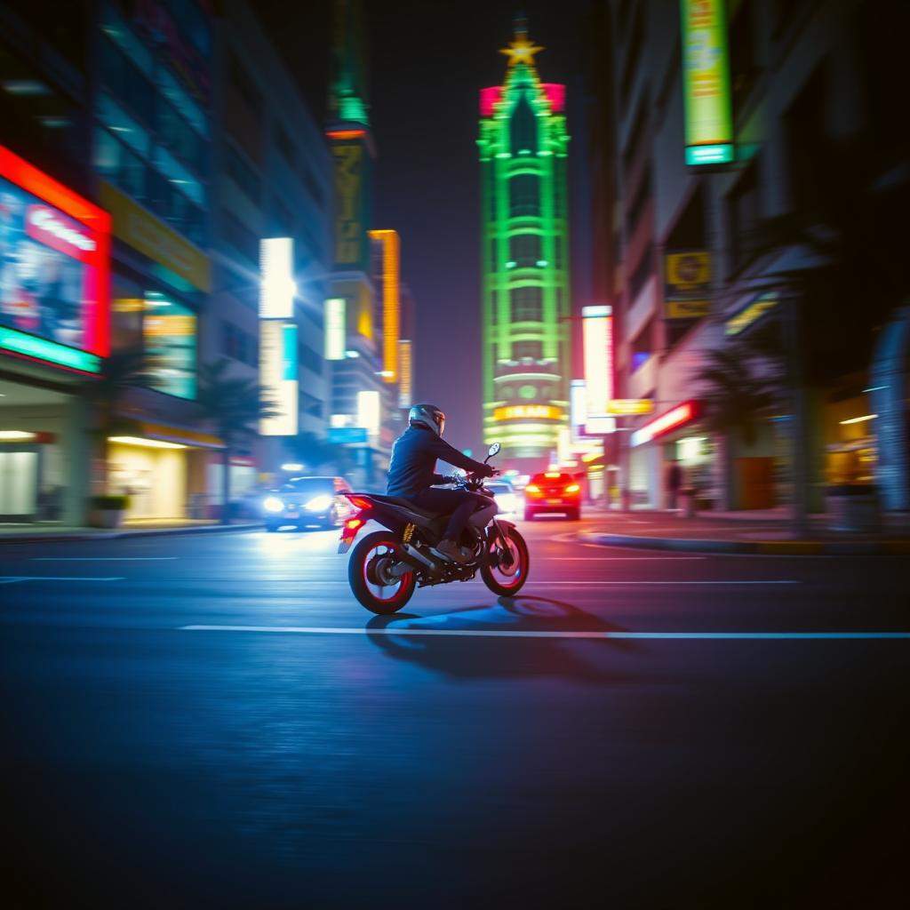 Midnight Speed: Flight on Wheels
