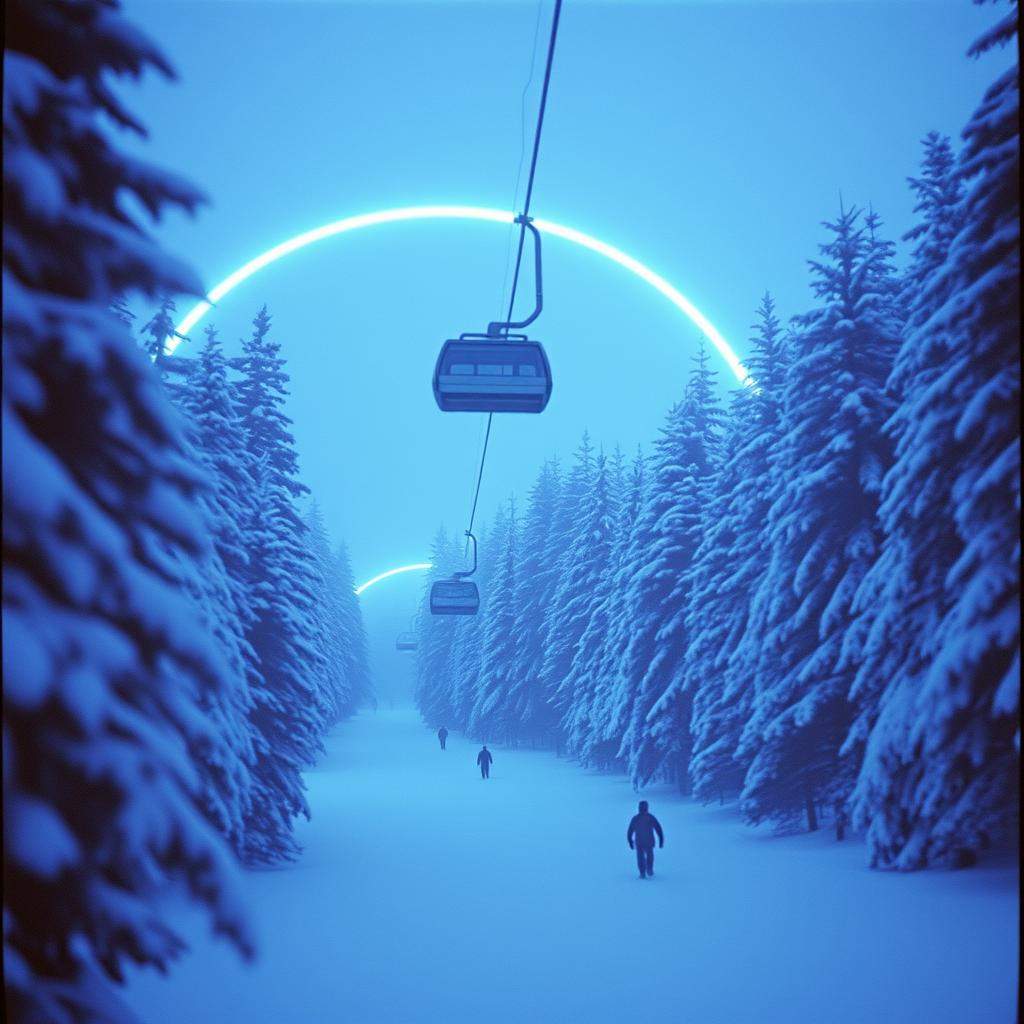 White Lines In The Trees