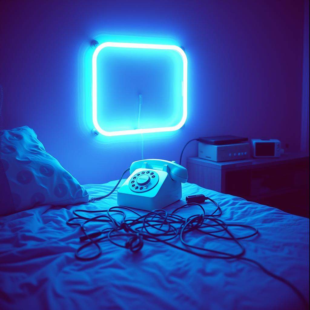 Bad Idea in Neon Blue